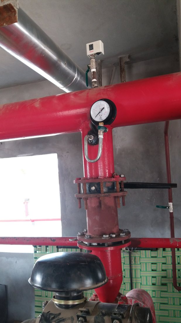 Hydrant Valve Installation at Srishti Fire Safety Systems